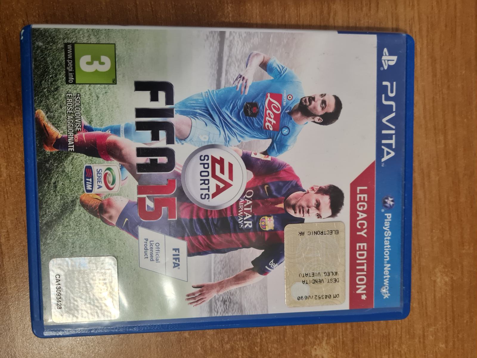 Jeu PS Vita - FIFA 15 - Version Française PAL - Bon état - Boîtier Et Notice