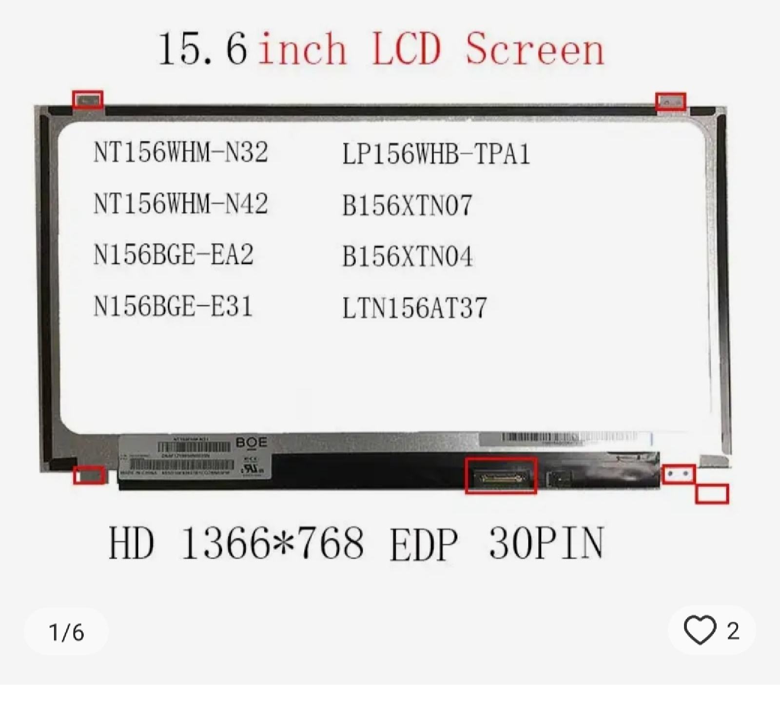 Schermo Per Hp 15-EF1023DX. Compatibile Notebook LCD Schermo - Foto 9