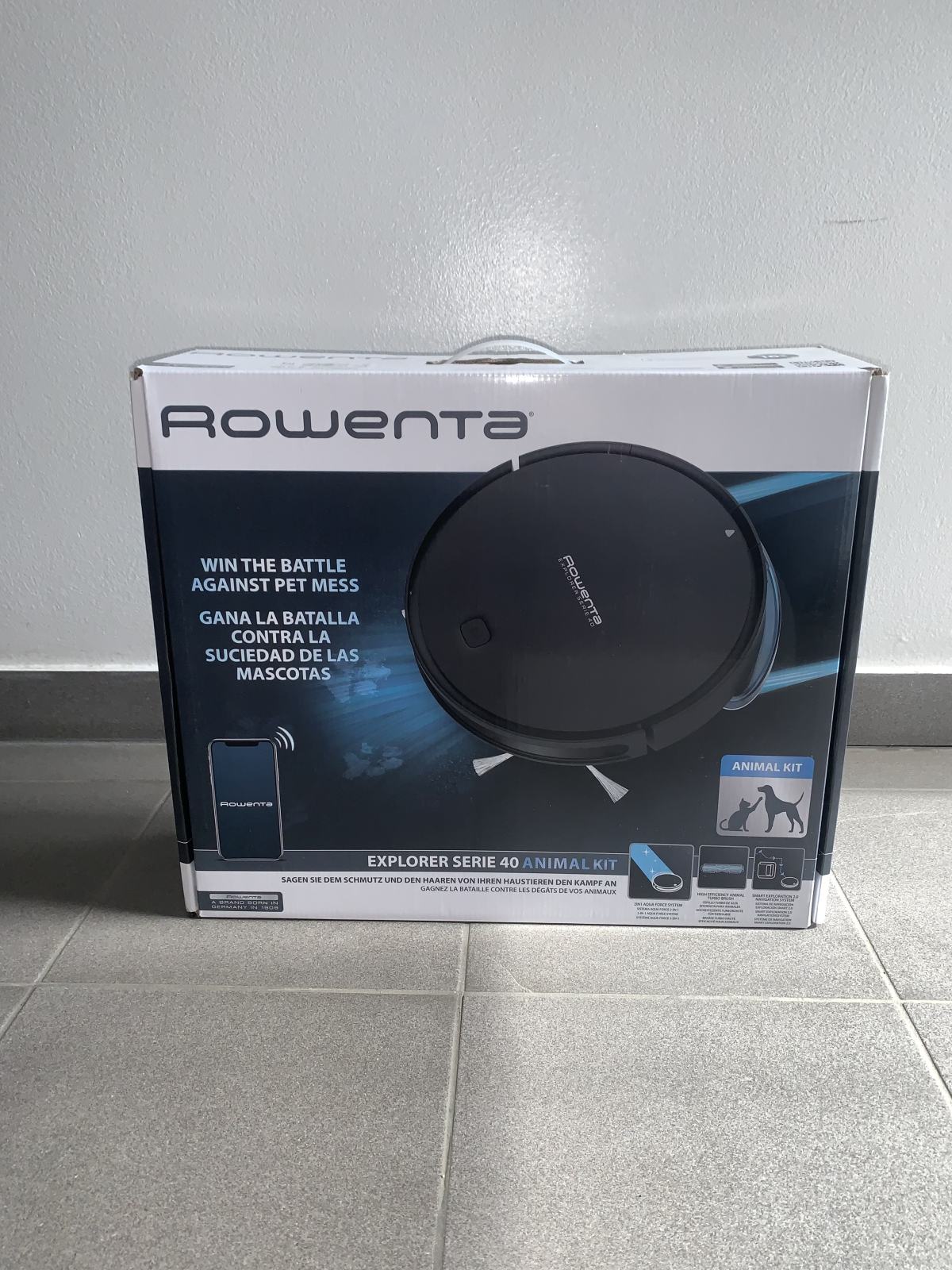 Robot Aspirateur Laveur ROWENTA X-PLORER Série 60 RR7455WH | Leroy Merlin