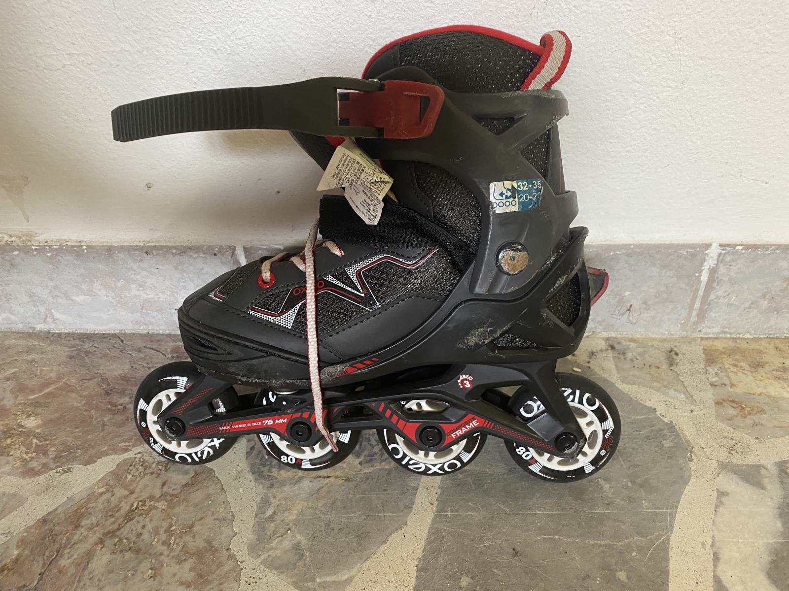 Rollers Oxelo Fit 3 Junior Girl - Taille 32-35 (Occasion)