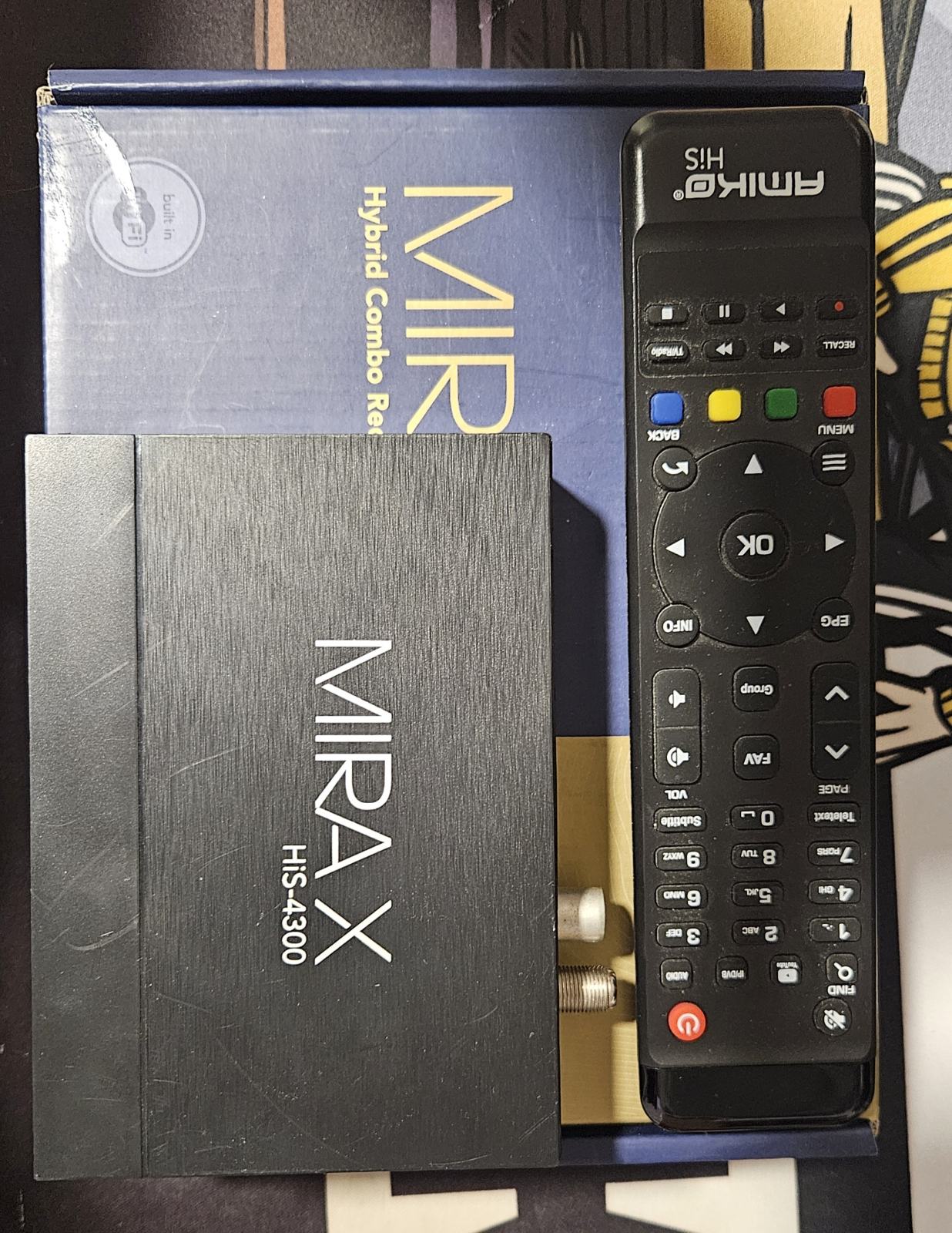 ALLIMITY Télécommande Applicable à AMIKO Pure OTT Receiver
