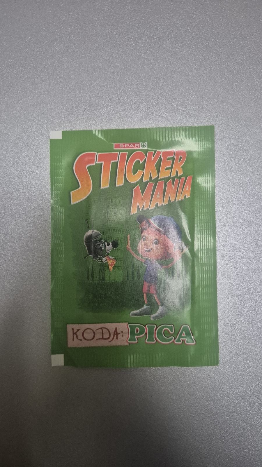 Sticker Mania koda: pica nalepke