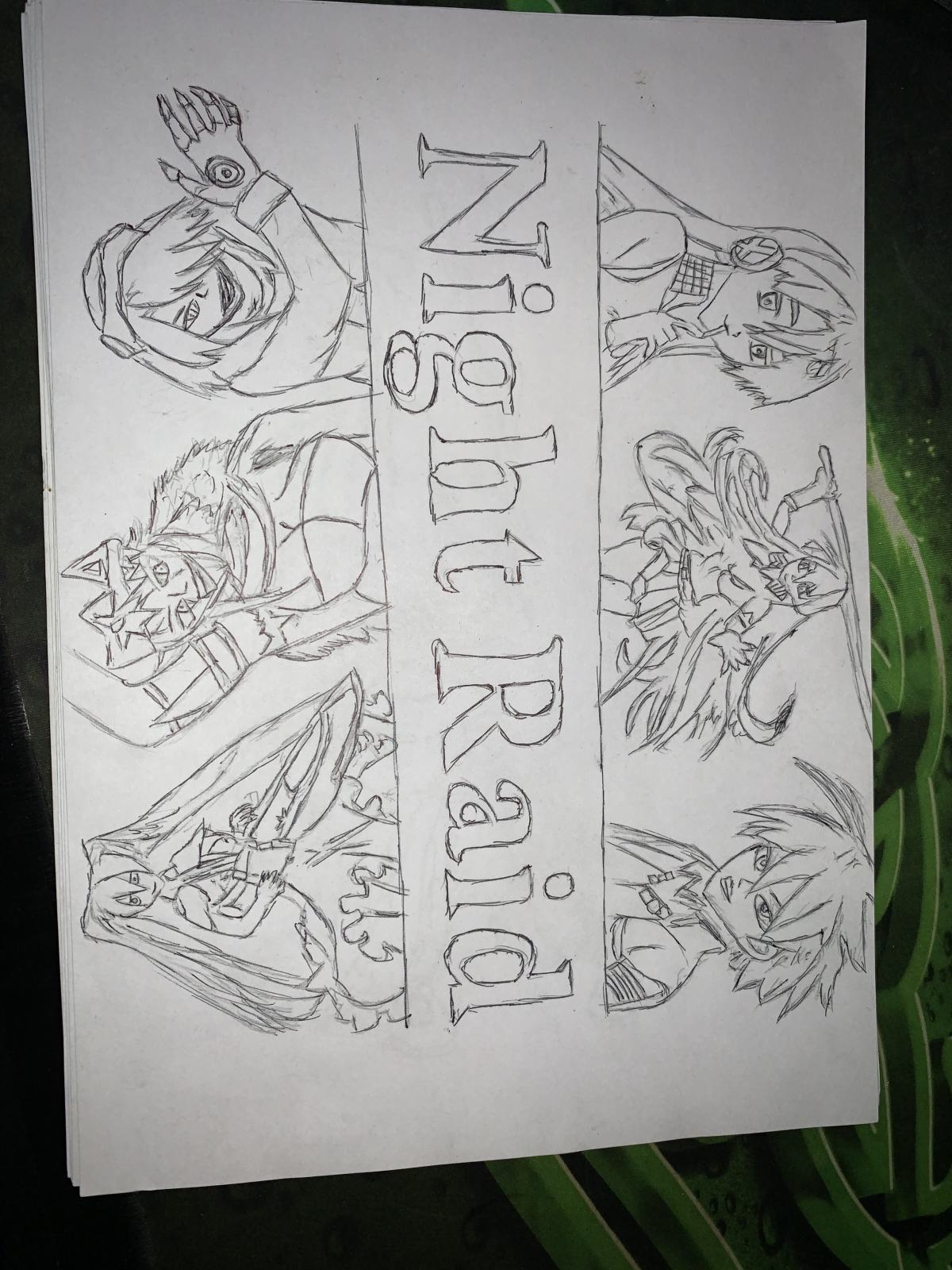 Akame ga kill risba (Night raid)