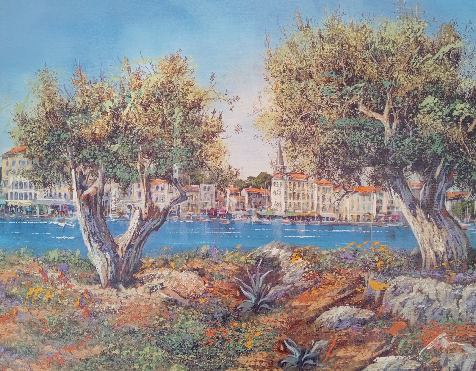 Slika Poreč in oljke
