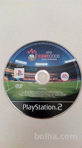 Jeu PS2 UEFA Euro 2008 - PlayStation 2 - Bon état - Sans Notice - Version Française