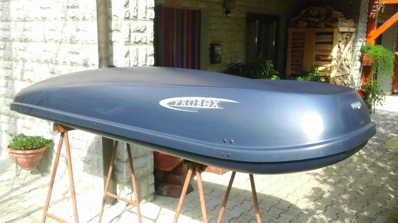 Strešni kovček Hapro Probox 425l moder