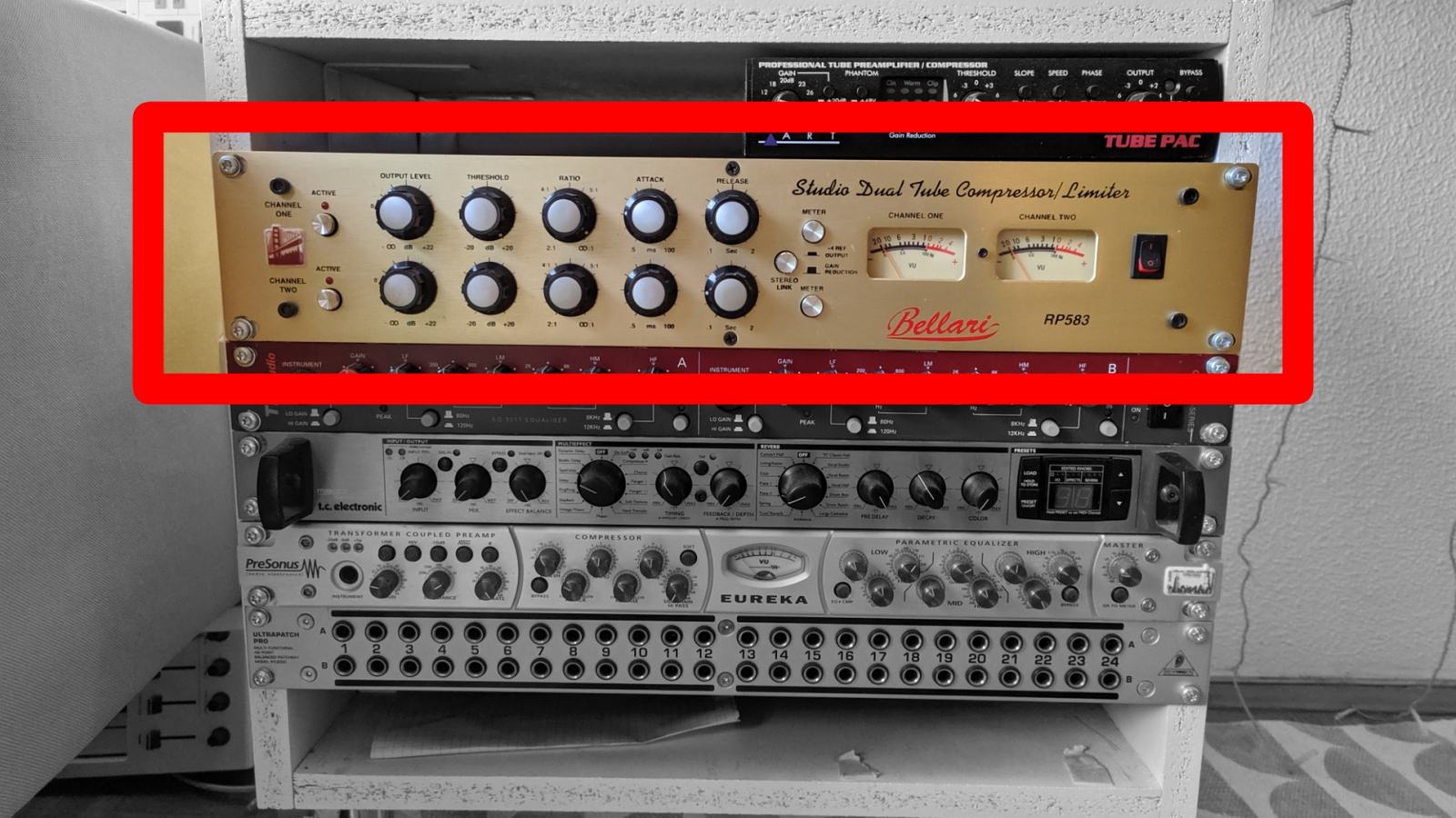 BELLARI RP583 stereo tube/opto compressor