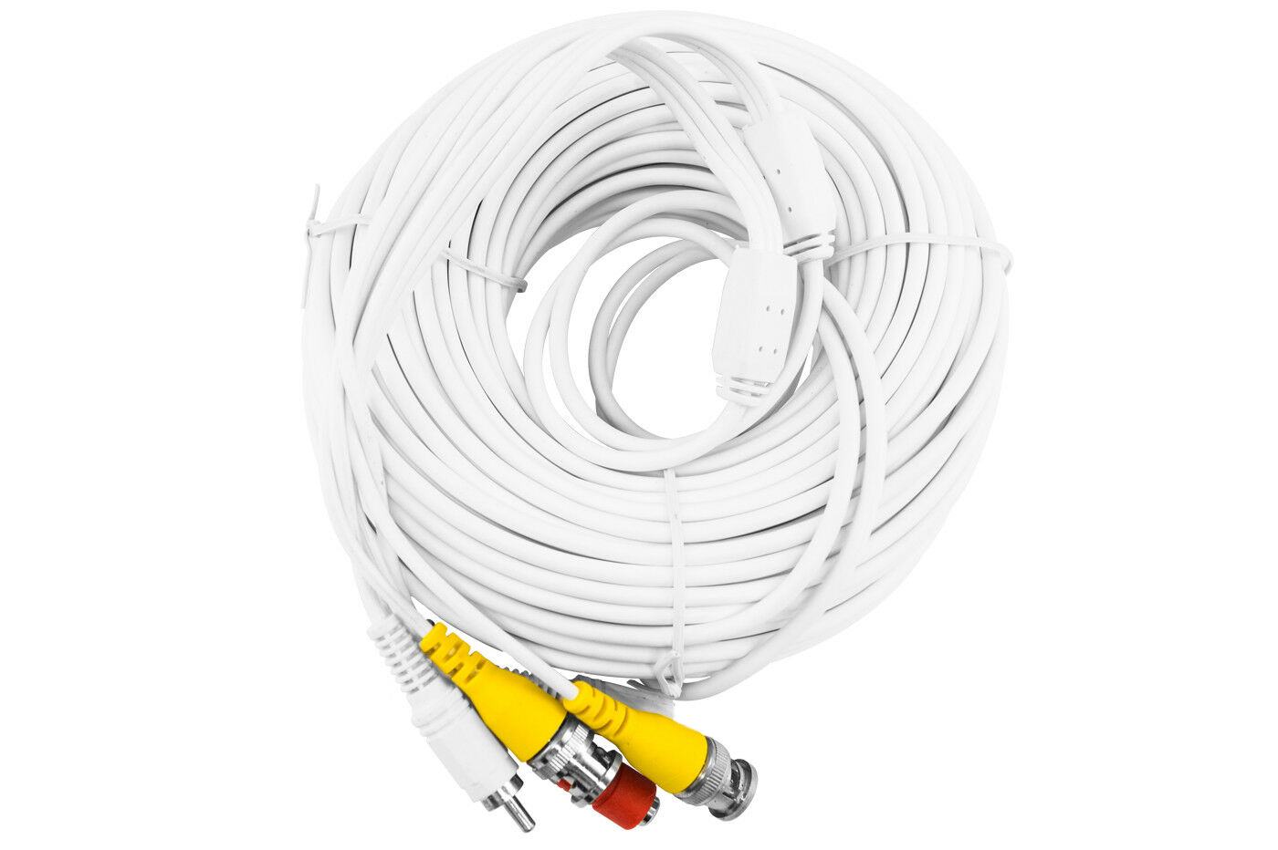 Gecombineerde BNC coax kabel rol Micro RG59 incl. 12V DC voeding 100