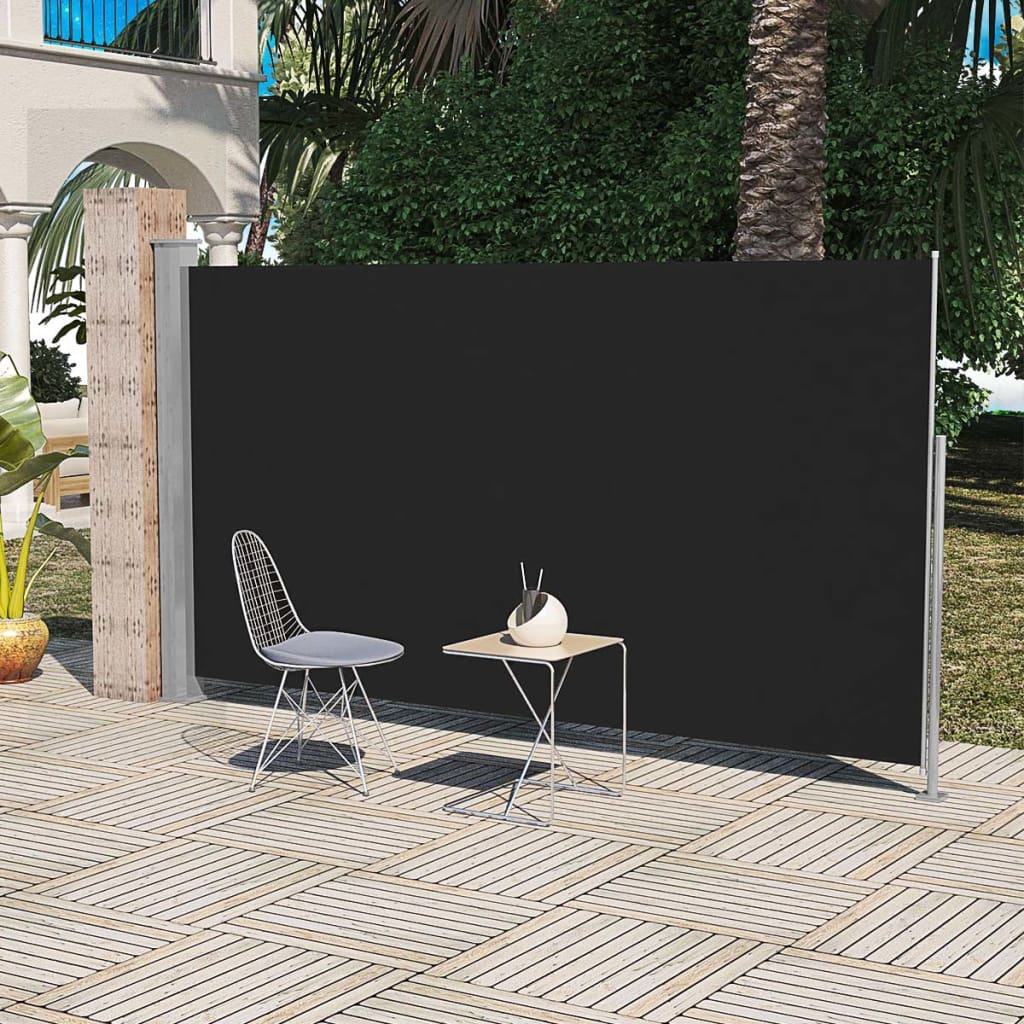 Stranska Ponjava za Teraso ali Dvorišče 160 x 300 cm Črna