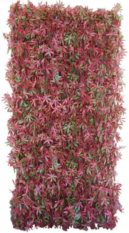 CC wonderland zone 2 Pièces Rouge Rideau Métallique Frange 1m x 2m