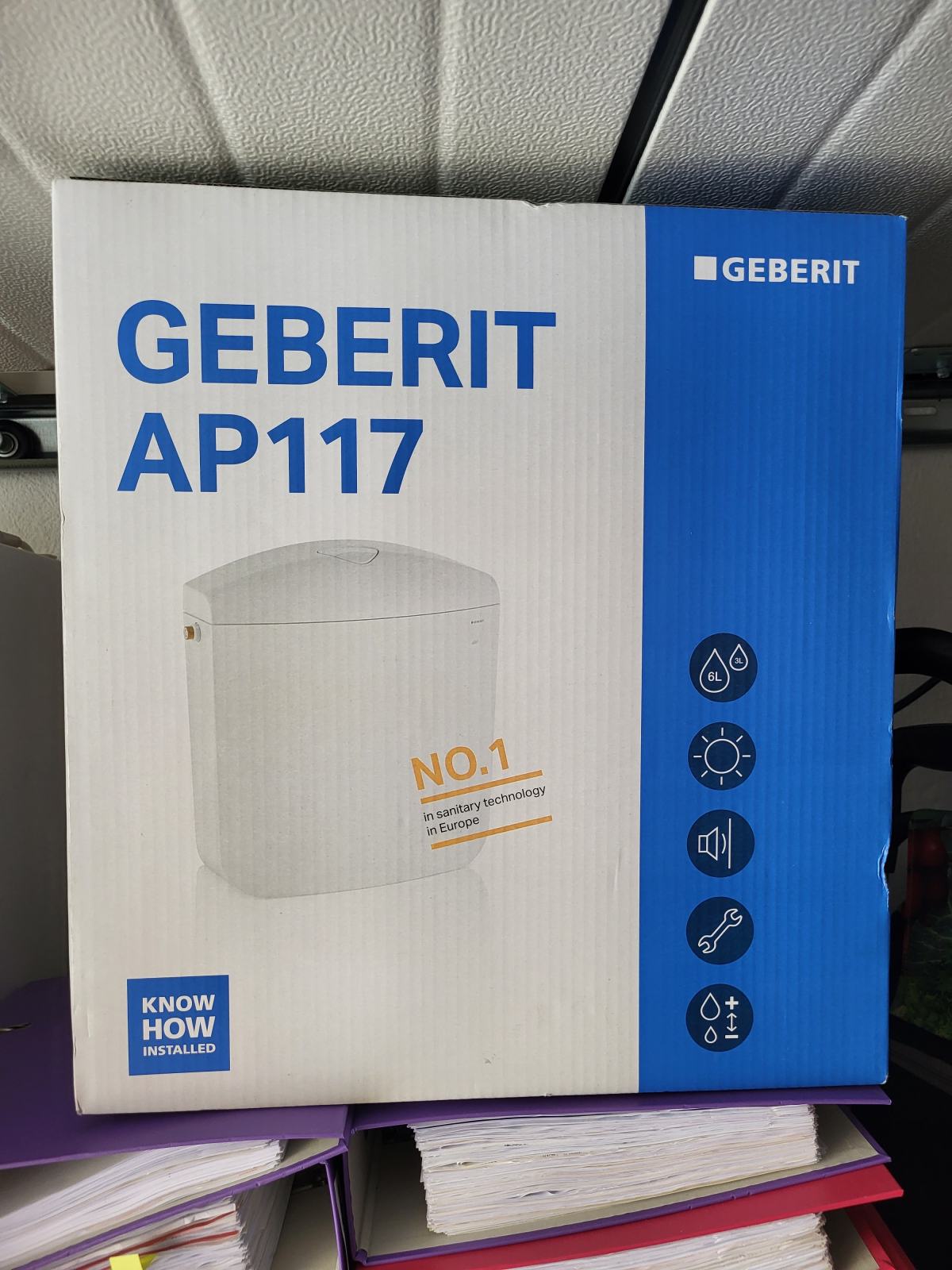 Nadometni kotliček Geberit AP117 Montana