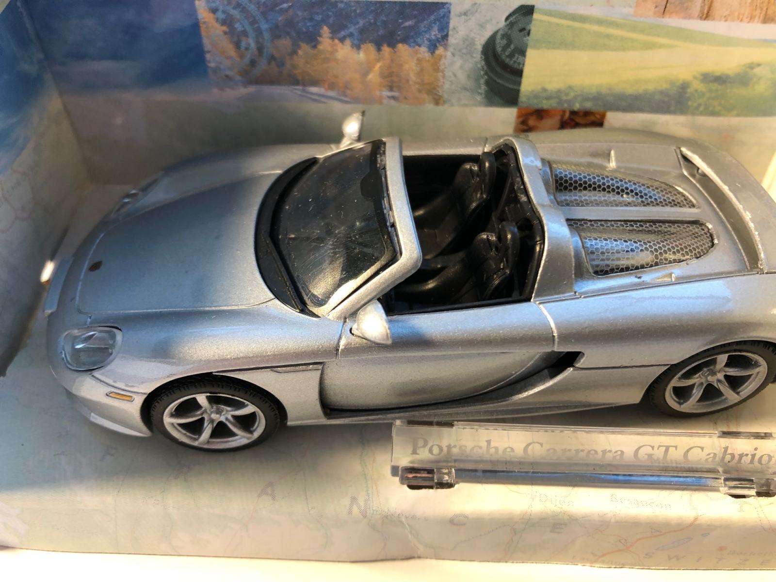 Cararama Motorama MTM73163BK PORSCHE CARRERA GT 2000 BLACK 1:18 Modellino