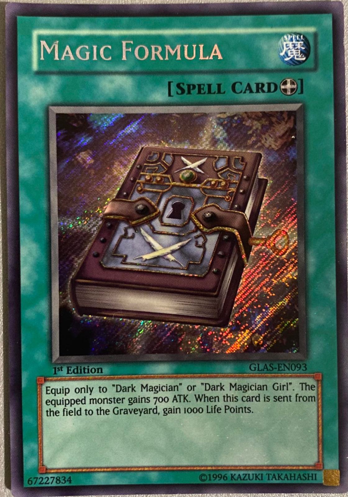 Yu-Gi-Oh! Magic Formula 1st edition Holo GLAS-EN093
