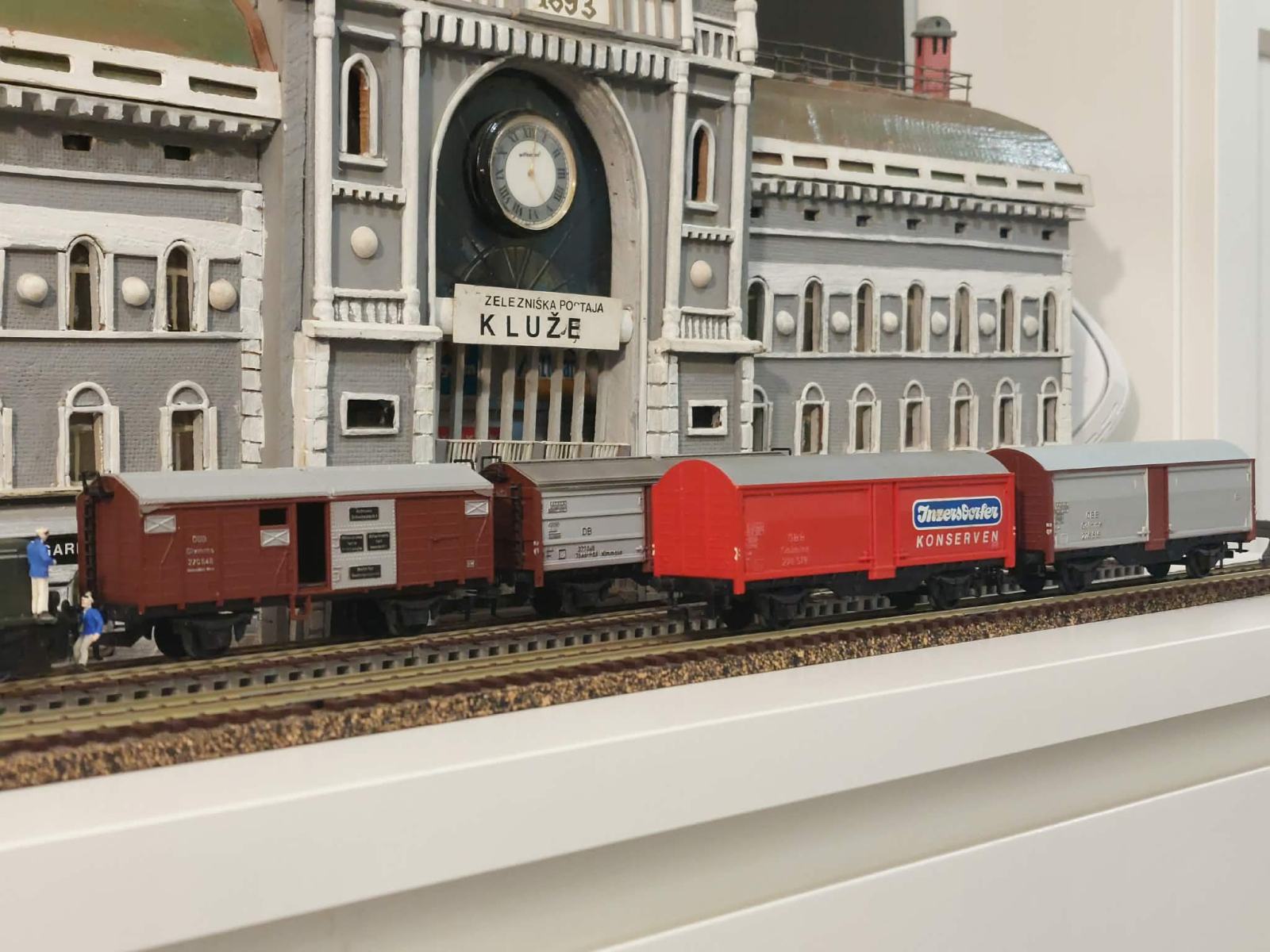 Kleinbahn 307, 308, 309 tovorni vagoni z premično streho, x4