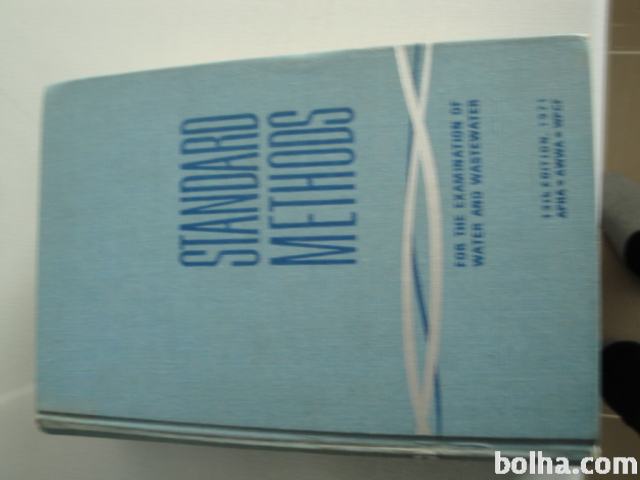 Standard methods for the examination of water and wastewater